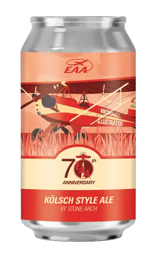 homebuilts beer can | eaa 70th anniversary beer can collection