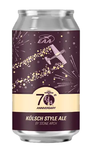 air show beer can | eaa 70th anniversary beer can collection