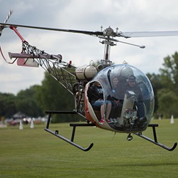bell 47 helicopters rides at AirVenture