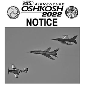 EAA AirVenture Oshkosh 2022 Notice Released