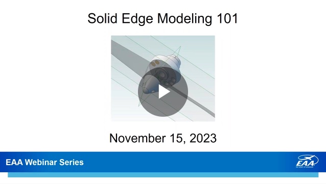 solidedge modeling 101 webinar
