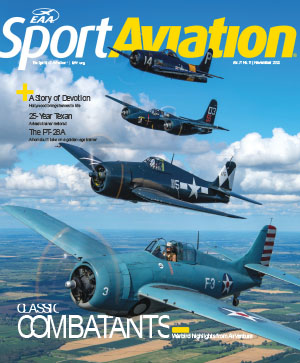 November 2022 Sport Aviation Magazine Cover