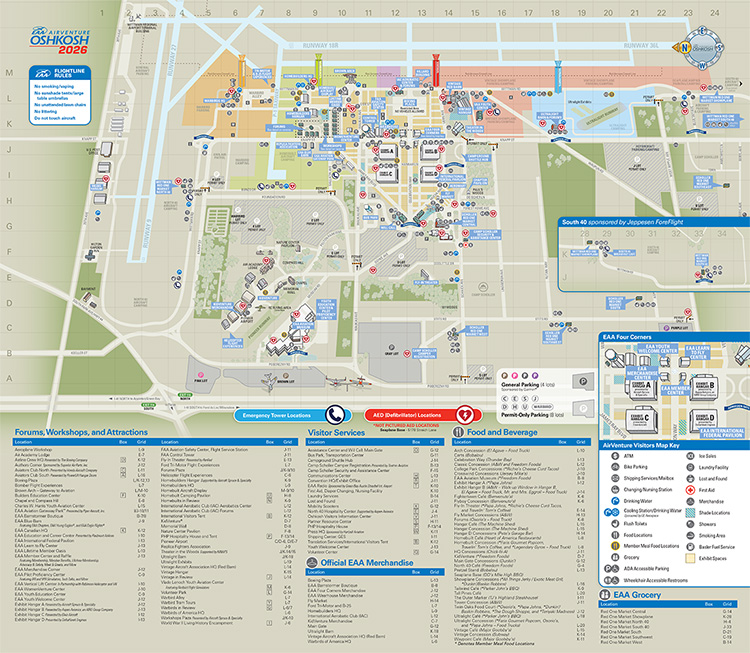 2025 eaa airventure oshkosh map