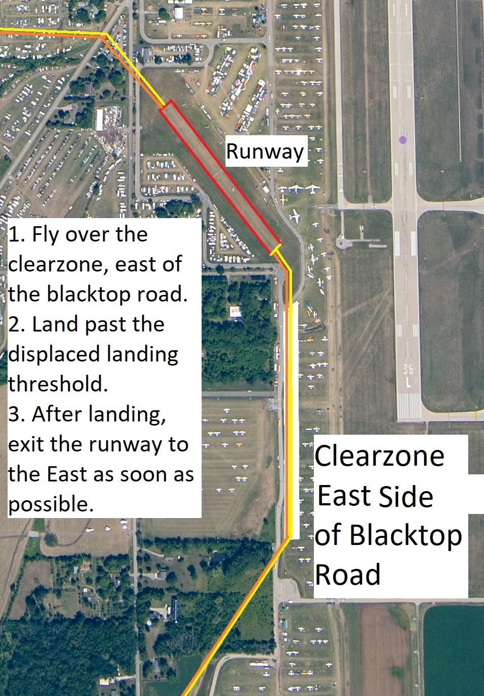 eaa airventure ultralight arrival pattern clearzone