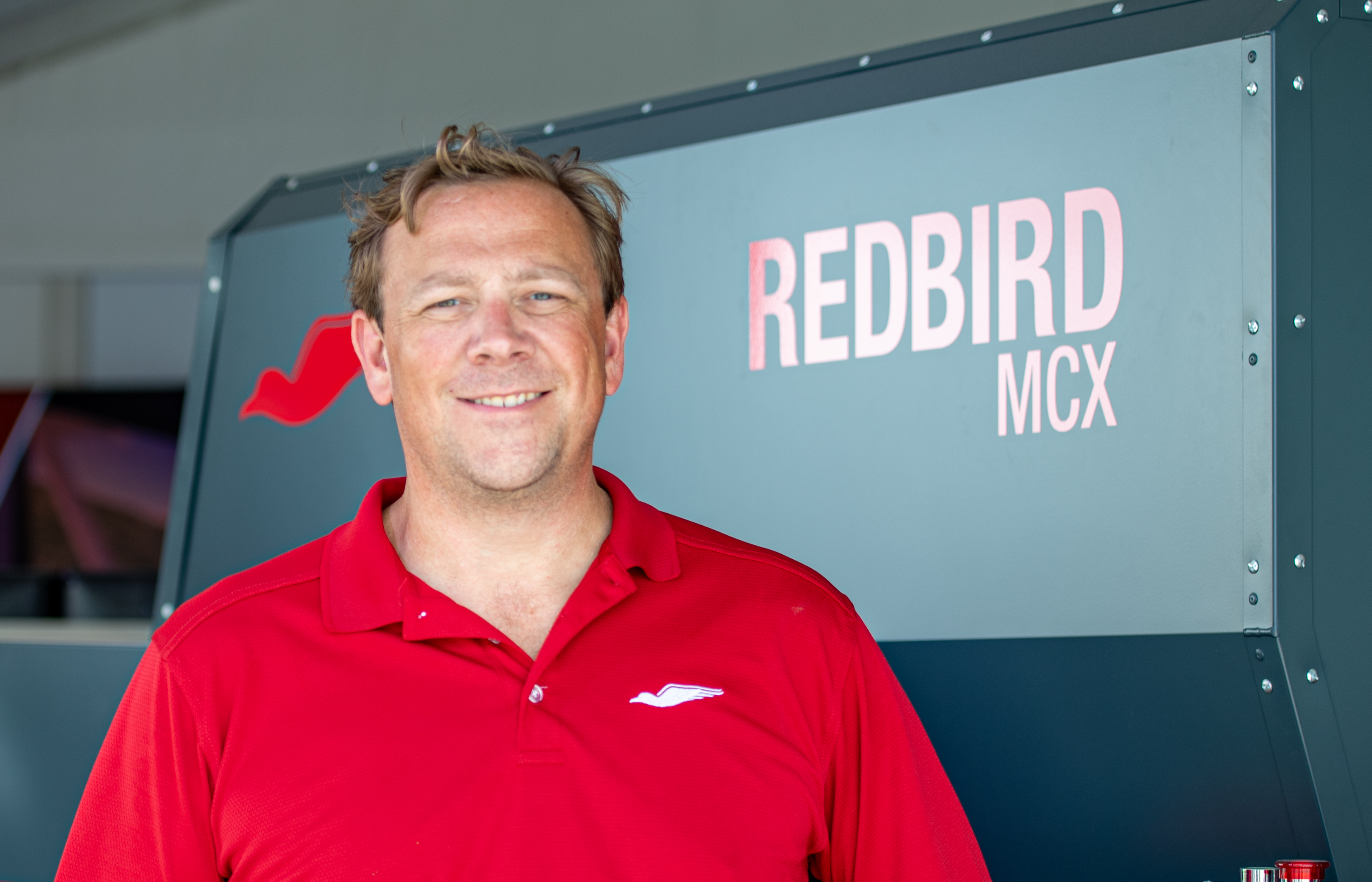 Redbird display at AirVenture