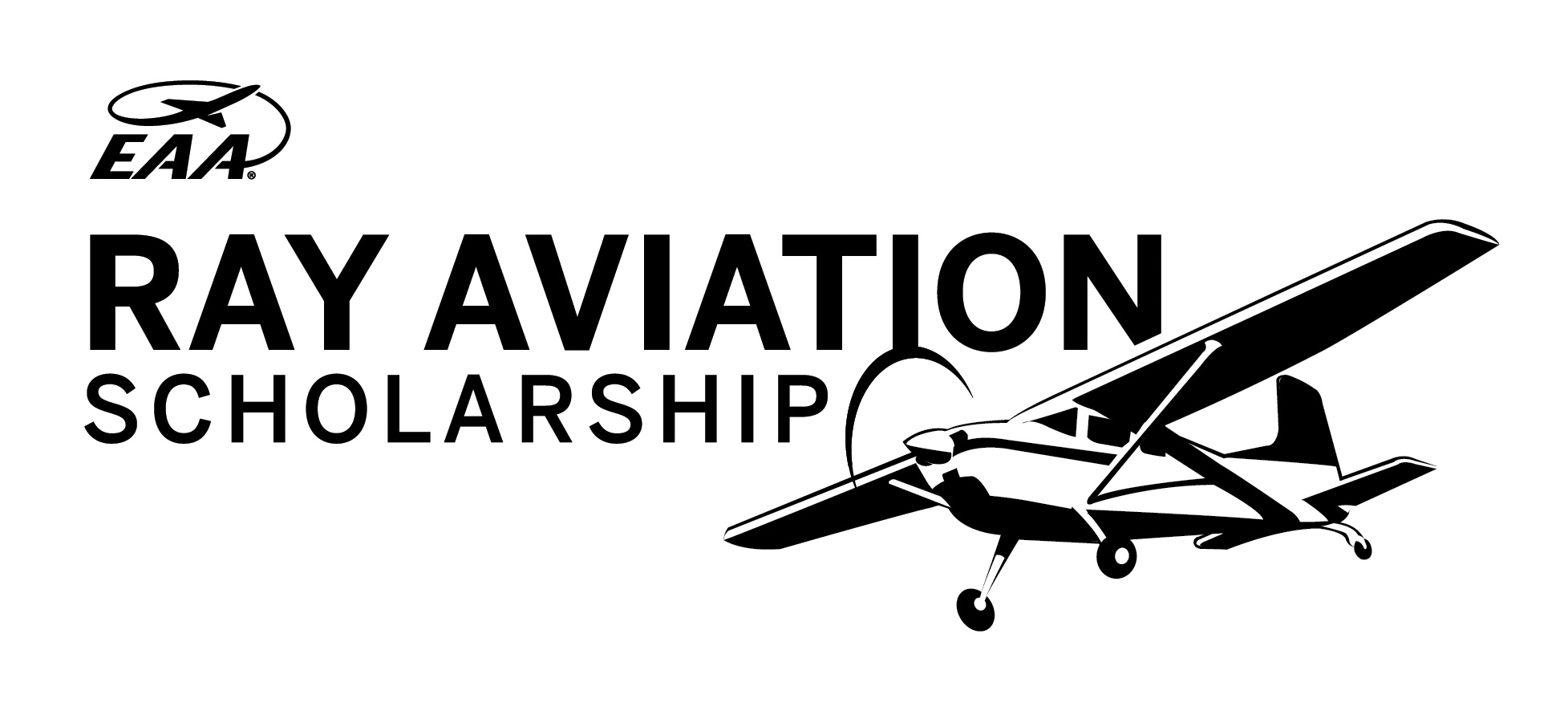 Ray Aviation Scholarship Black Logo