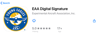 Young Eagles EAA Digital Signature App image