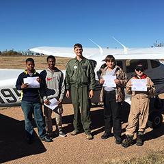 Young Eagles Helped Airman Get His Wings
