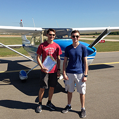 New Pilot Flies Young Eagles One Year After His First Ride