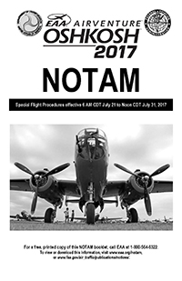 2017 AirVenture NOTAM Cover