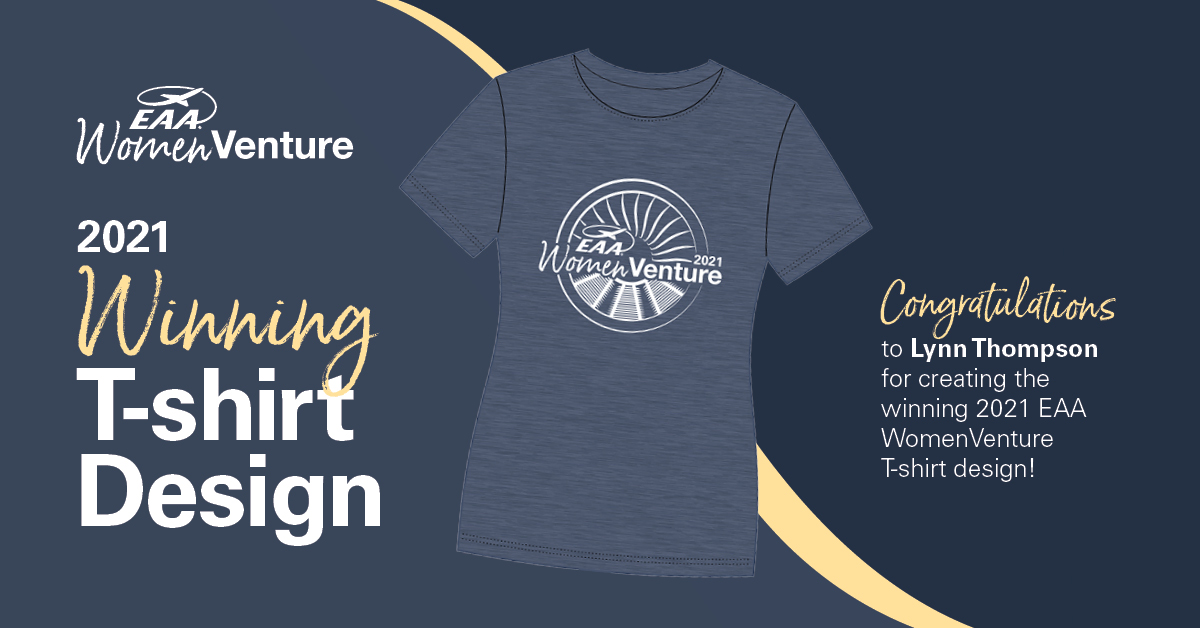 EAA WomenVenture 2021 T-shirt Design Contest Winner: Lynn Thompson