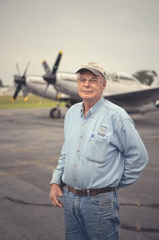 Headshot of Warbirds Hall of Fame member Tom Reilly