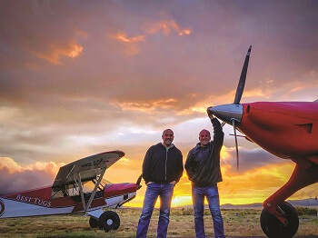 Mike and Mark Patey, world speed record holders and aviation innovators, are this year's featured guests at the EAA Wright Brother Memorial Banquet on Friday, December 9.