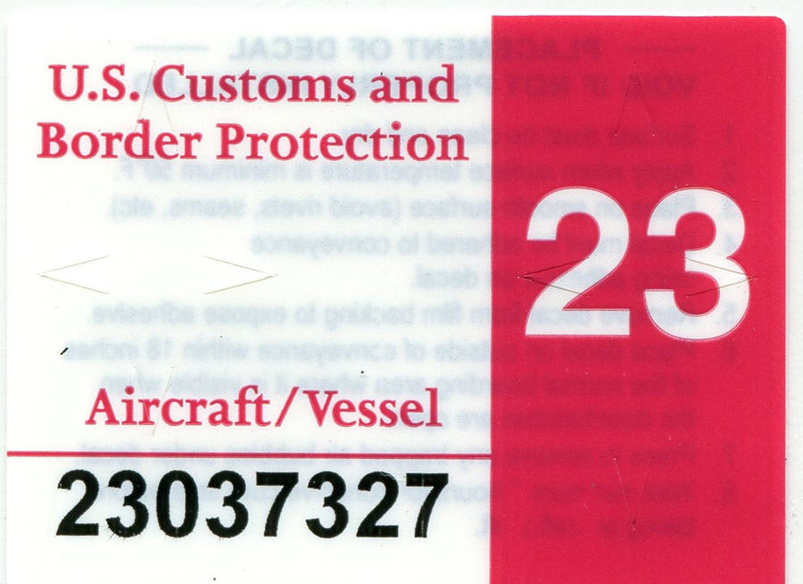 eAPIS and Customs Decals   | EAA