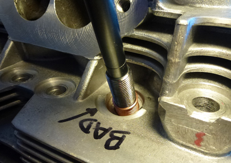 Spark Plug Hole Thread Repair Using TIME-SERT Inserts