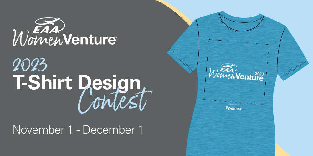 2023 EAA WomenVenture T-Shirt design contest