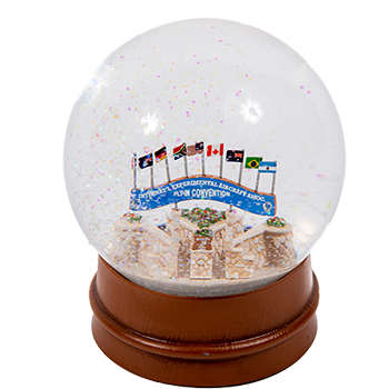 airventure sign collectible snow globe