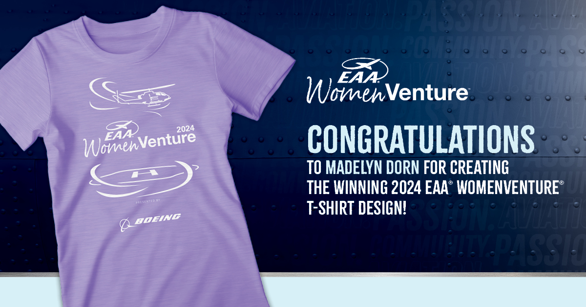 EAA WomenVenture 2024 T-shirt Design Contest Winner: Madelyn Dorn