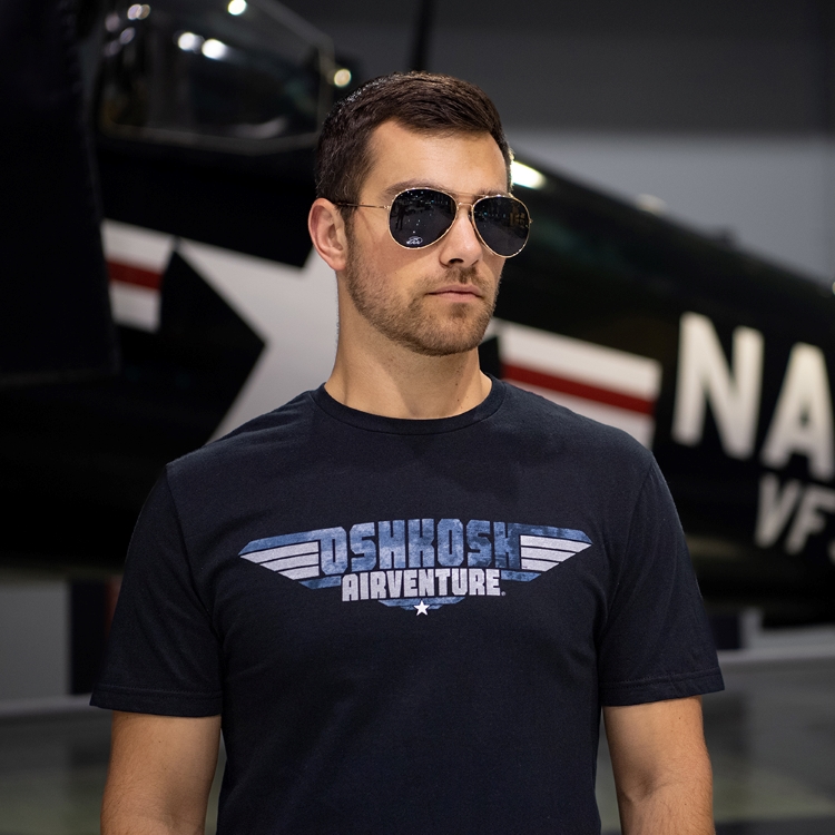 EAA Oshkosh AirVenture Top Gun Wings Unisex T-shirt