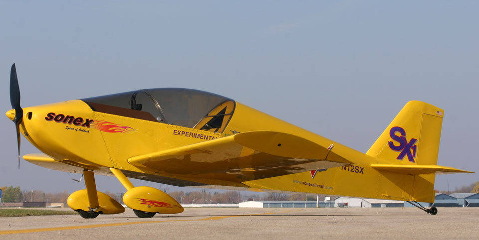 A completed Sonex aircraft.