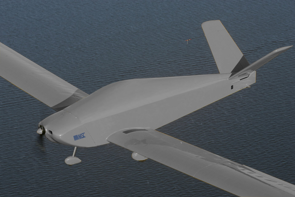 Rendering of the Sonex Xenos-based “Teros” UAV