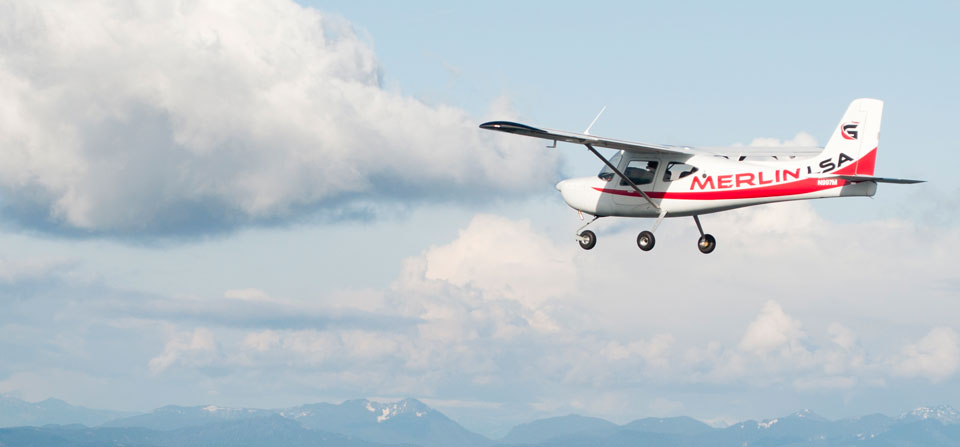 Glasair Aviation’s Merlin LSA flies