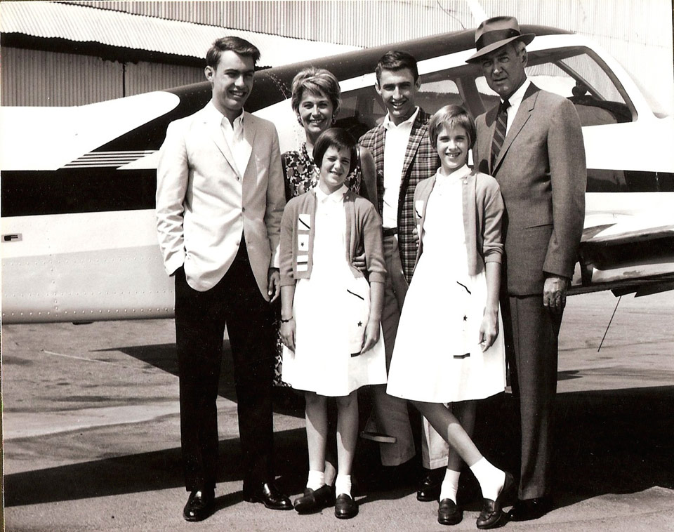 Jimmy Stewart and family