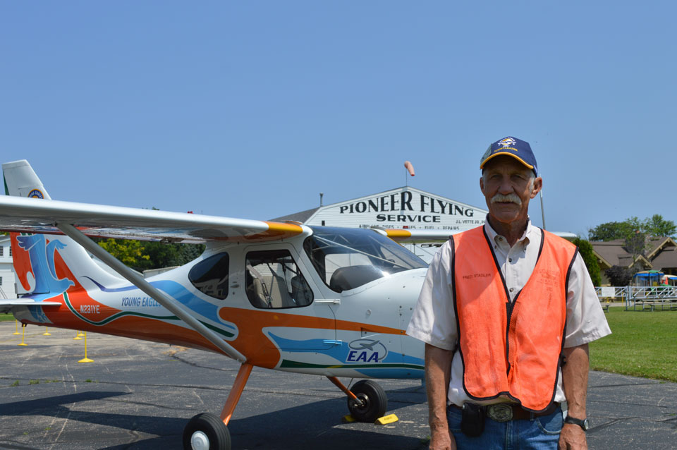 Fred Stadler Flies 6,000th Young Eagle