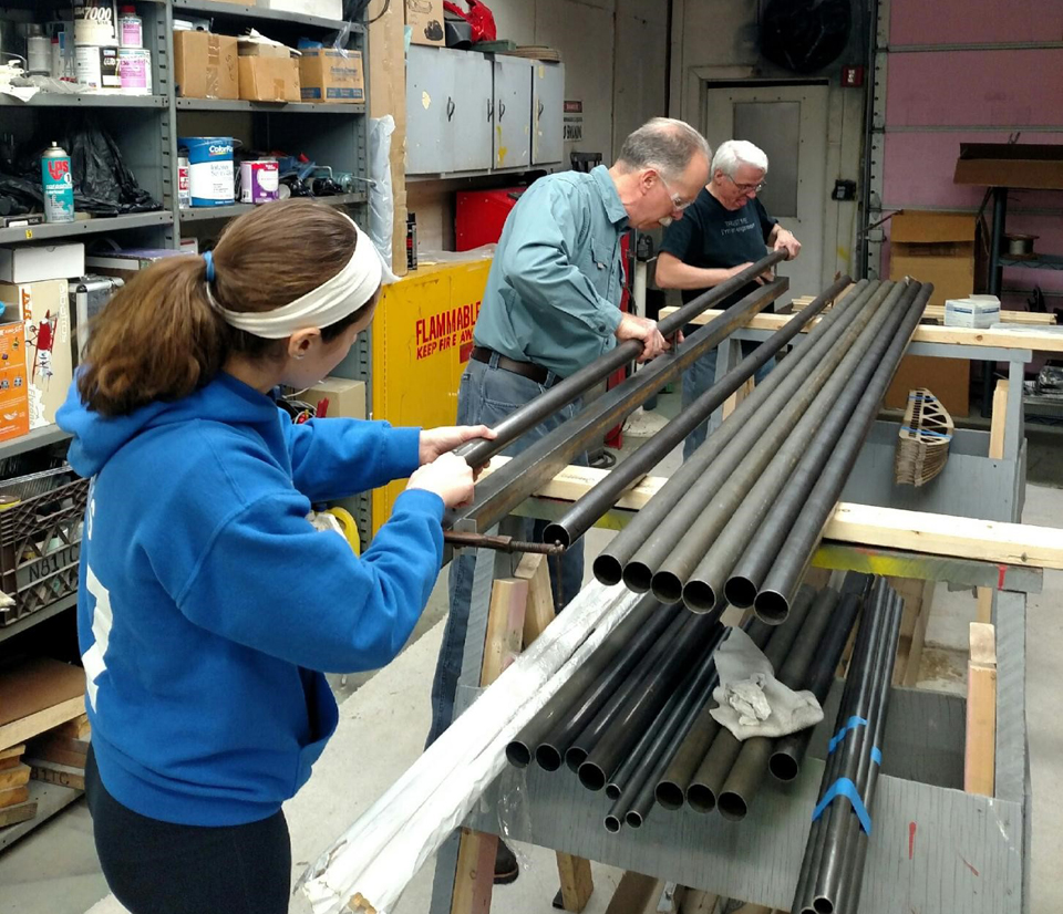EAA Volunteers Begin Construction of the New Wright B Flyer