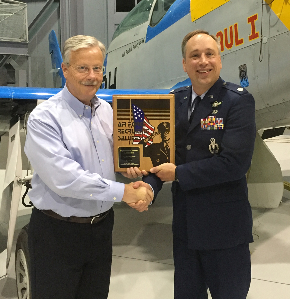 Air Academy Alumnus Returns With USAF Recognition for EAA
