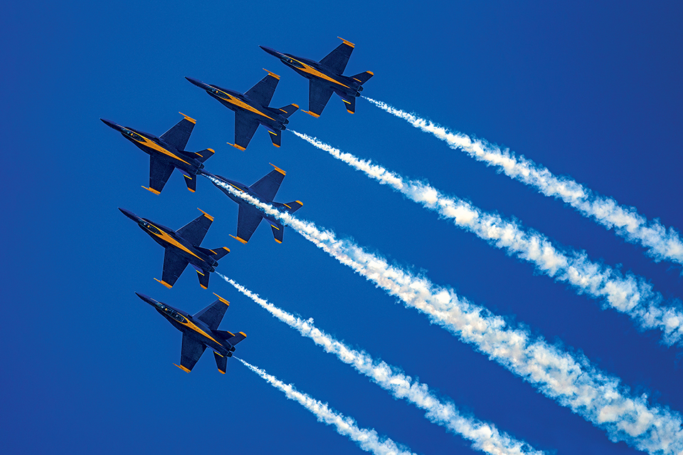 Blue Angels Flying Schedule at AirVenture