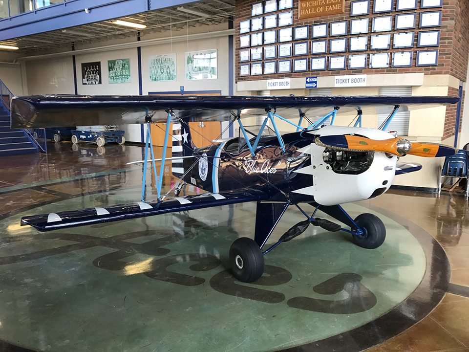 EAA Members Restore Biplane for Kansas High School