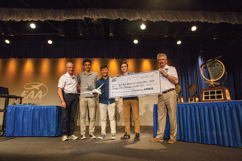 Three High School Students Awarded Founder’s Innovation Prize