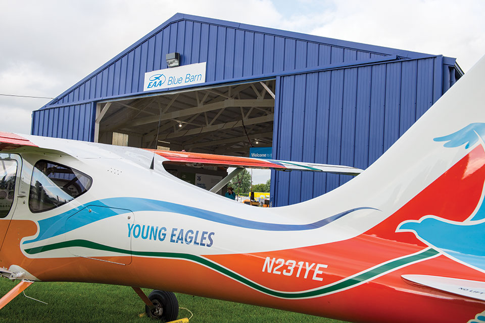 EAA Blue Barn Gives Young Eagles, Chapters New Home