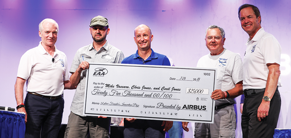 Aural Angle of Attack Project wins Founder’s Innovation Prize