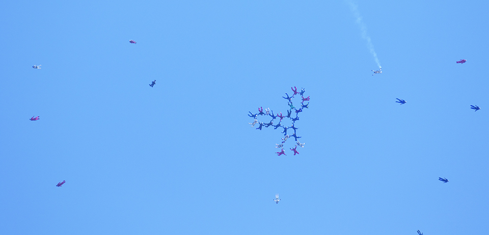 Skydivers Drop in at AirVenture in a Big Way