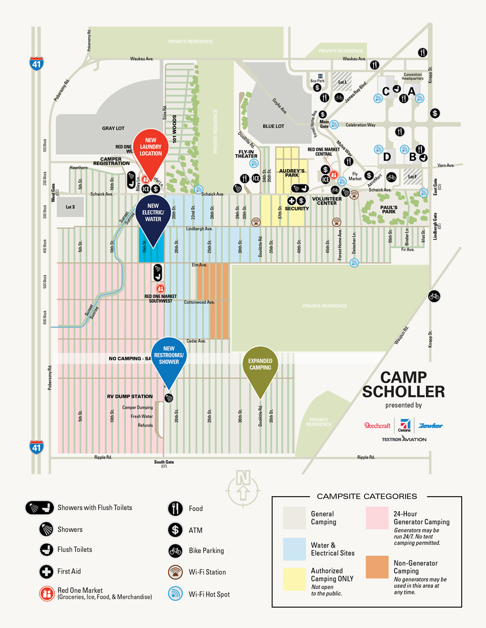 Camping Map