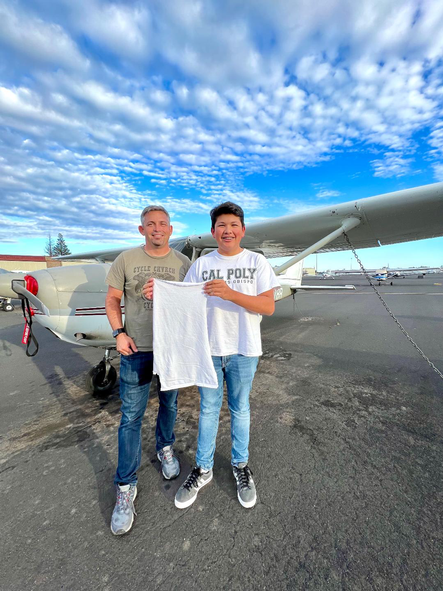 Anthony Moreno - EAA Chapter 1541 - First Solo