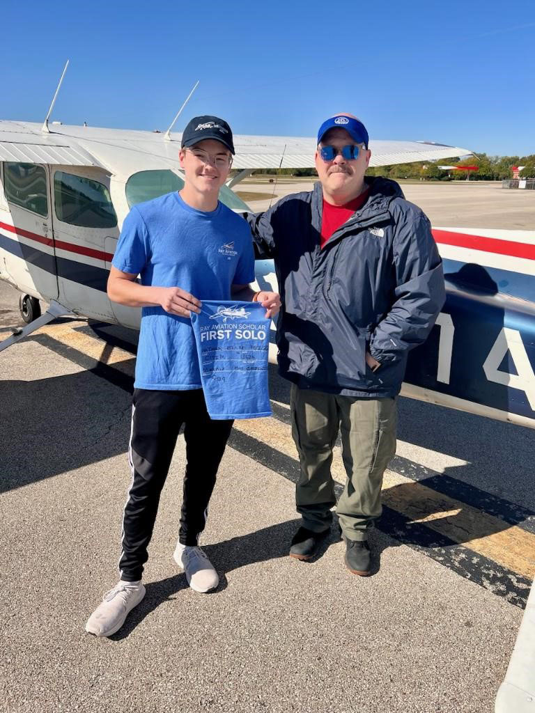 Nathan Ellis | EAA Chapter 95 | First Solo