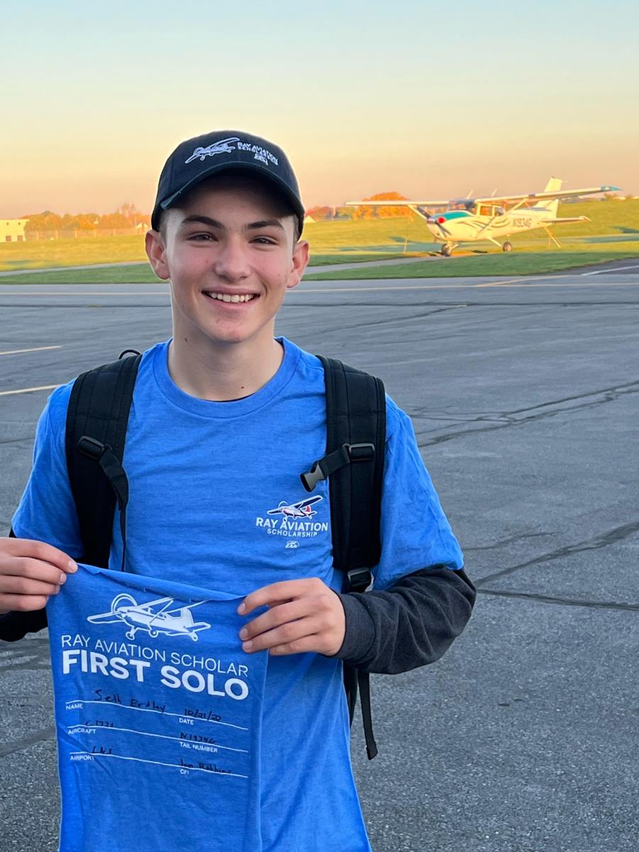 Seth Erdley | EAA Chapter 122 | First Solo