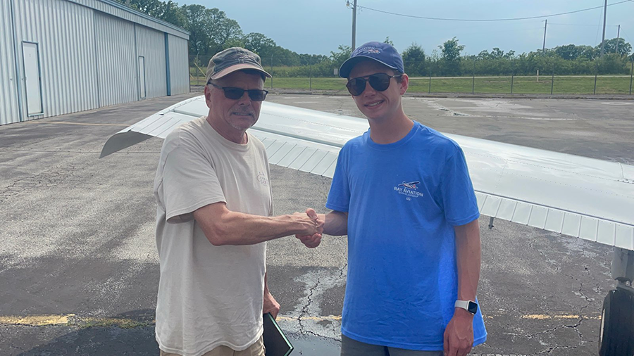 Caleb Phillips | EAA Chapter 1254 | First Solo | May 14, 2023