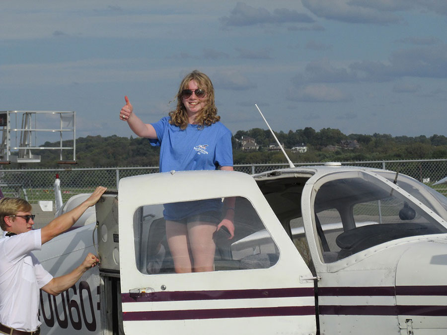 Addison Maloney | EAA Warbirds Squadron 18 | First Solo | October 4, 2023
