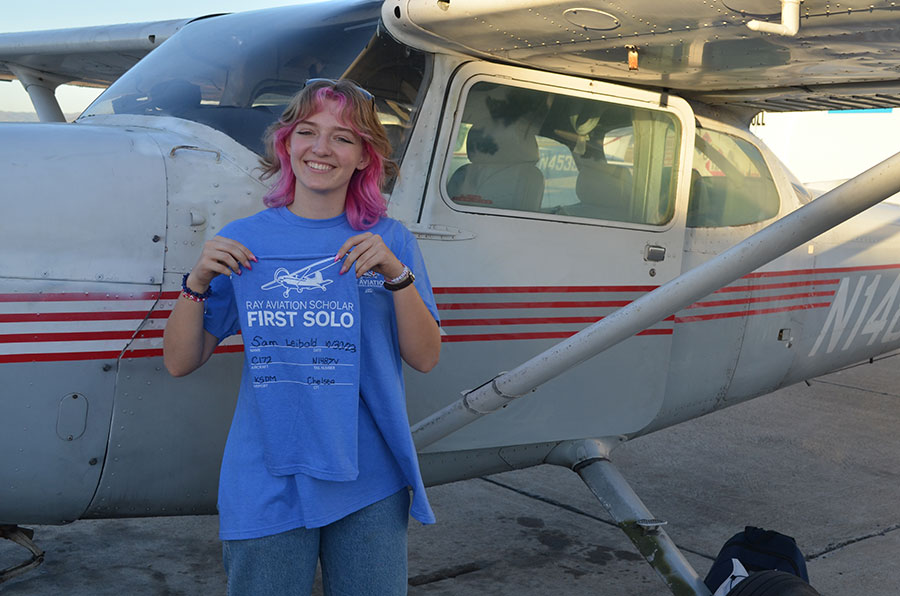 Samantha Leibold | EAA Chapter 14 | First Solo | October 30, 2023