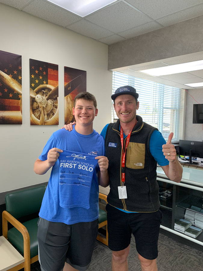 Bradley Luce | EAA Chapter 850 | First Solo | August 31, 2023