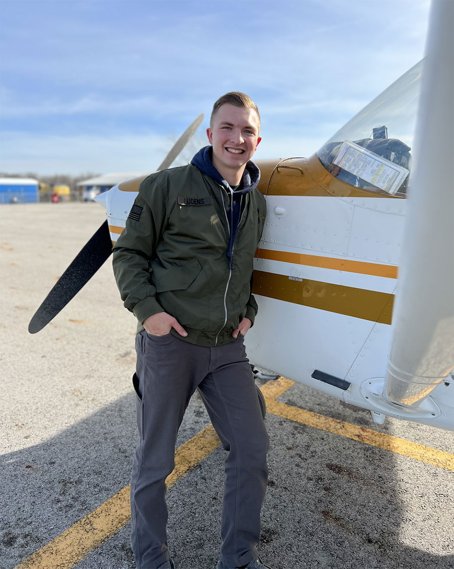 Benton Ludens | EAA Chapter 443 | First Solo | January 11, 2023