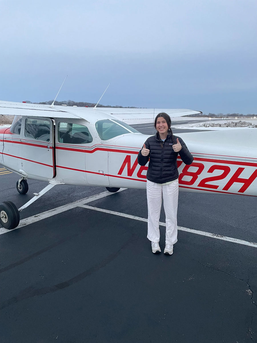 Sydney Krause | EAA Chapter 932 | First Solo