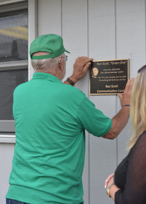 Comm Center Dedicated in Memory of ‘Green One’
